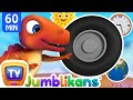 The Wheels on the Cars Go Round and Round Song with Jumblikans Dinosaurs + More ChuChuTV Kids Videos