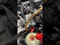 Raw video of using fluid evacuation pump to do a power steering fluid flush 2006 Toyota Sequoia