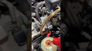 Raw Video Of Using Fluid Evacuation Pump To Do A Power Steering Fluid Flush 2006 Toyota Sequoia