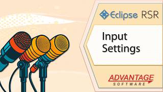 Eclipse RSR - Input Settings
