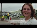 Sinkhole traps student's car