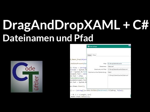 Drag and Drop mit WPF und C#   Drop=""    DataFormats.FileDrop