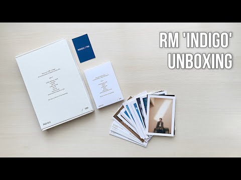 RM (BTS) 'INDIGO' (Photobook + postcard ver) Unboxing | Обзор | Распаковка | Анбоксинг