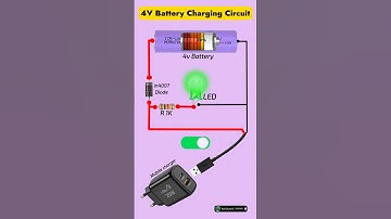 ⚡Simple Battery Charging Indicator🔋|Basic Circuit Explain #shorts#battery#circuit#shortsvideo