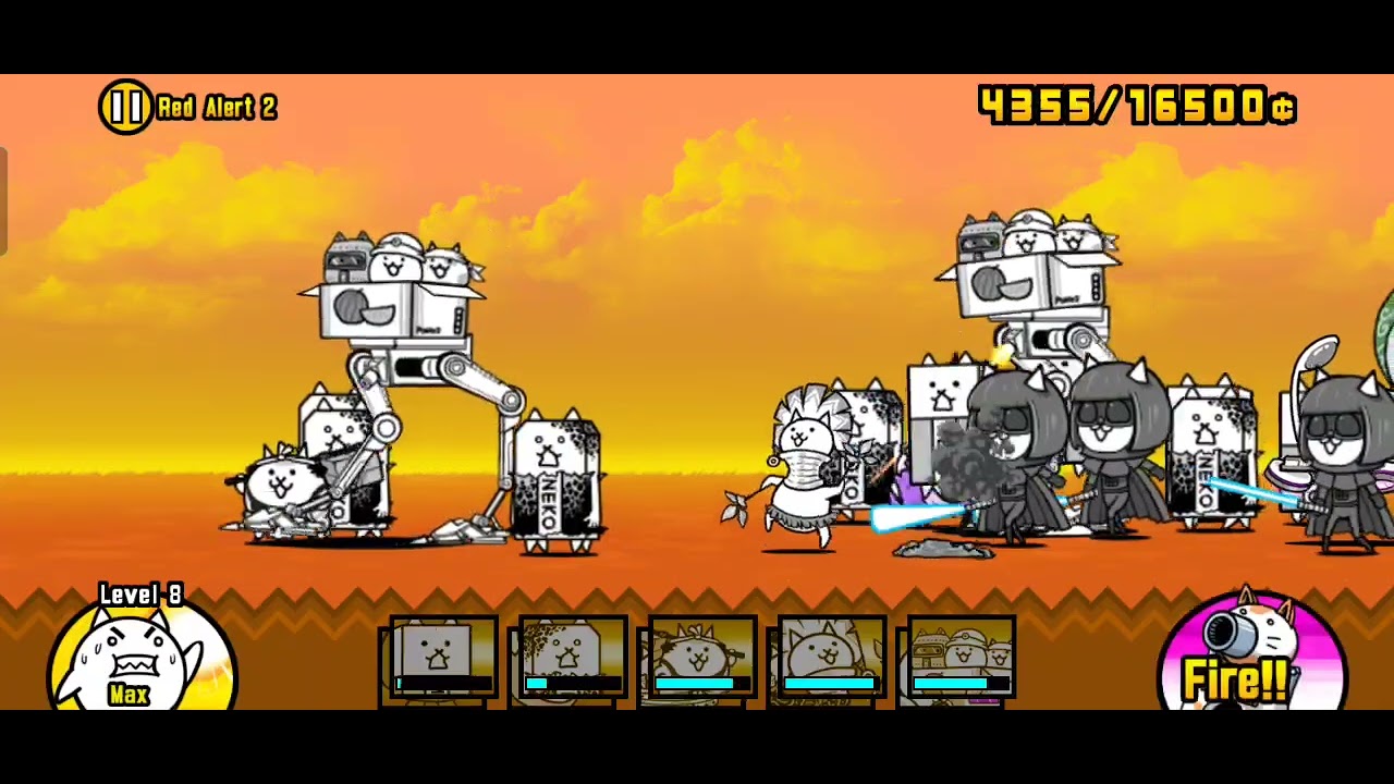 Battle Cats Red Alert 2 (No Gacha) - Baron Seal Strikes! Stage 2 - YouTube