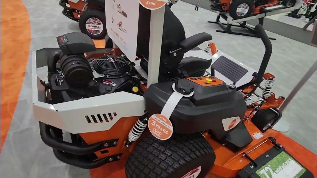 STIHL RZ900 FULL SUSPENSION COMMERCIAL ZERO TURN MOWER - YouTube
