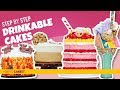 4 Drink Inspired CAKES! | Compilation | How To Cake It