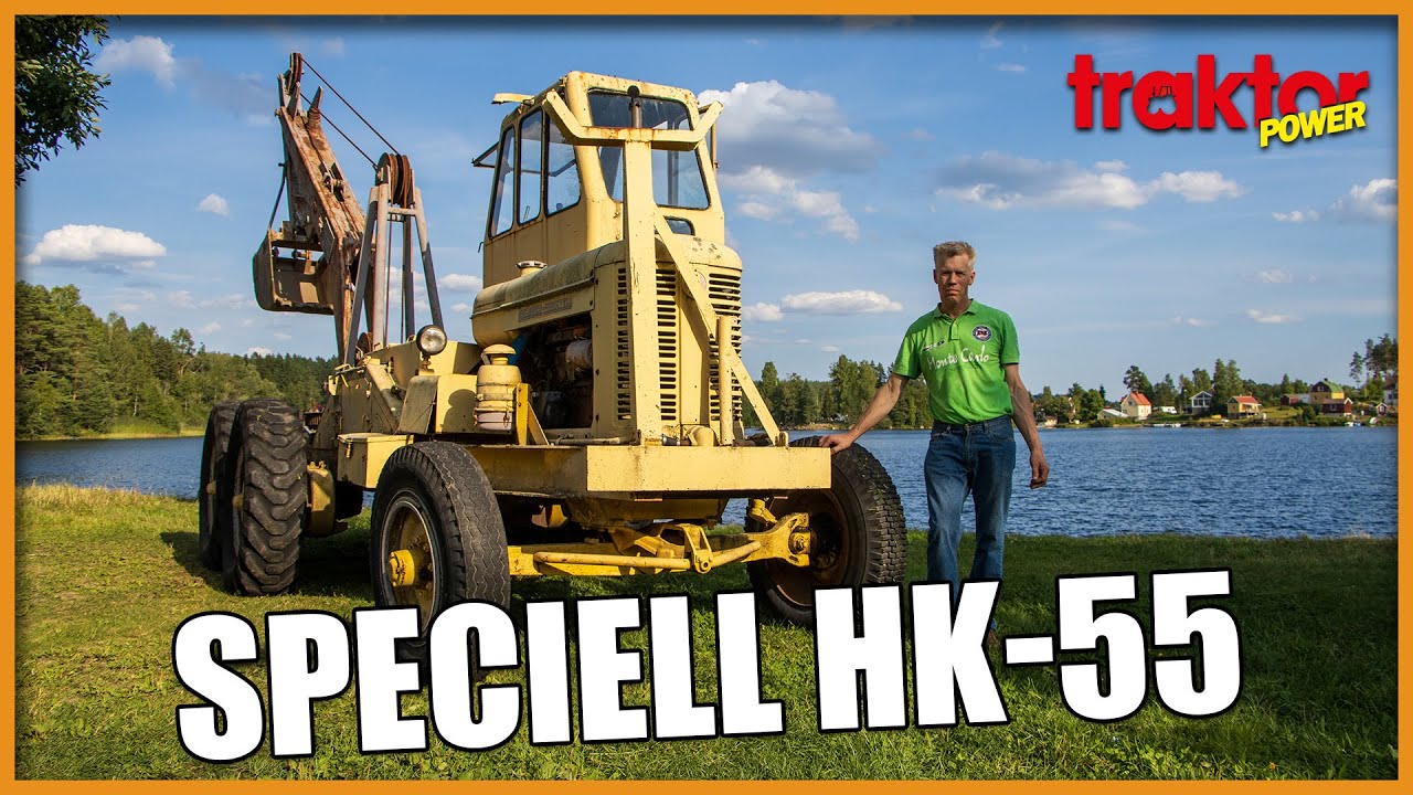 Märklig lingrävare – byggd på BM 55