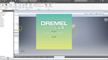 3D print file prep Inventor to Dremel 3D45 via Digilab