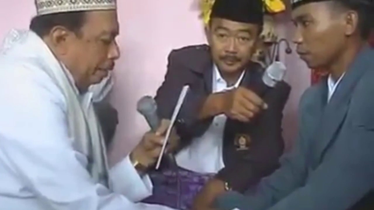 AKAD NIKAH PALING LUCU TAK TAHAN NAHAN KETAWA - YouTube