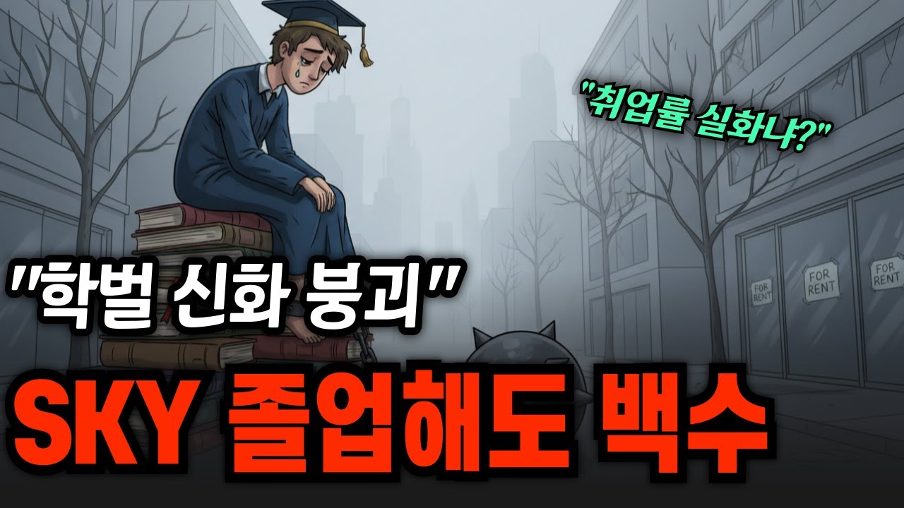SKY 졸업해도 백수 - 취업률 박살난 현실