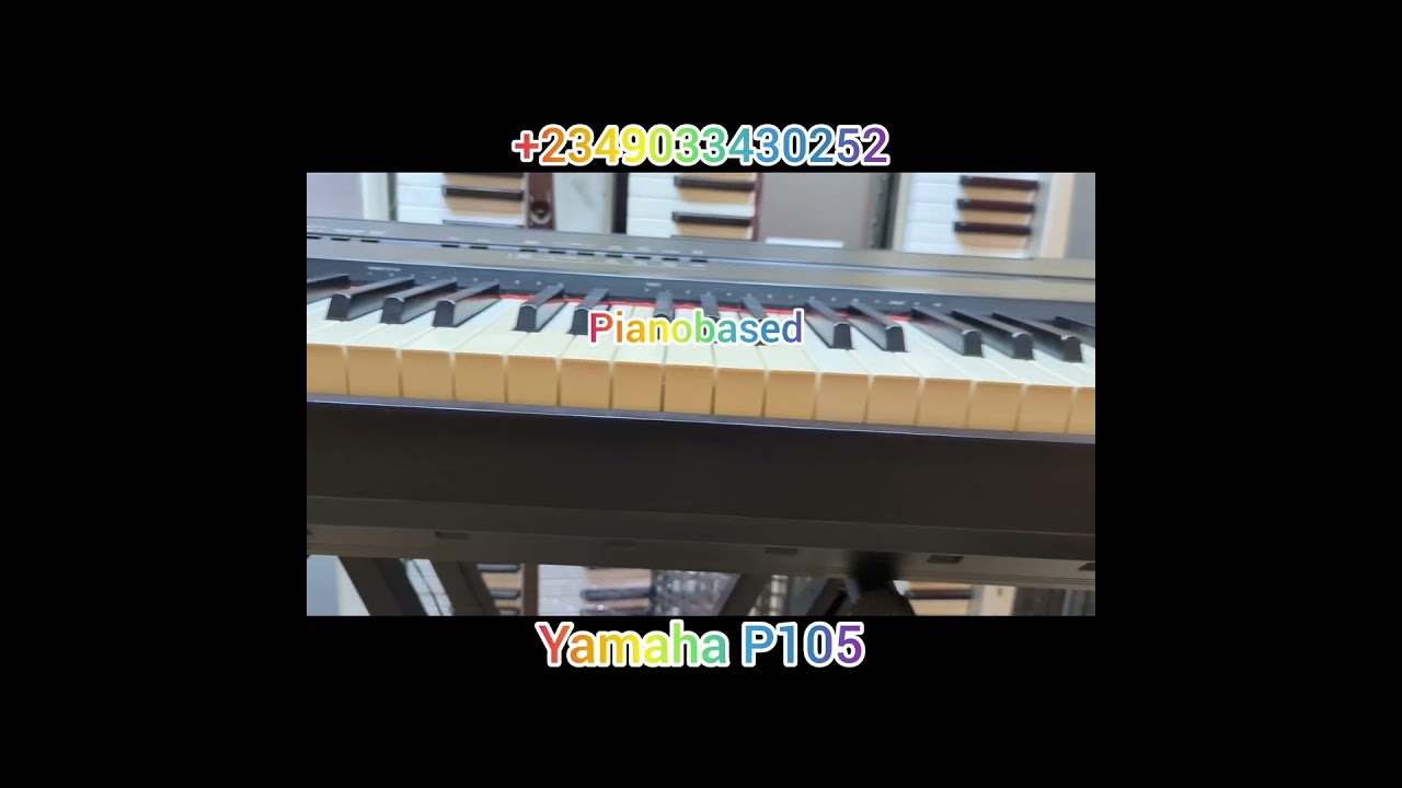 Yamaha P105 . Portable Digital Piano. 