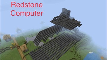 My new redstone computer on minecraft