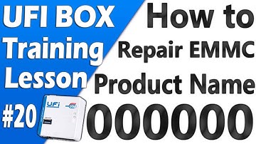 How to Repair eMMC Product Name 000000 | How to Write FFU Firmware eMMC | UFI Box Training Lesson 20