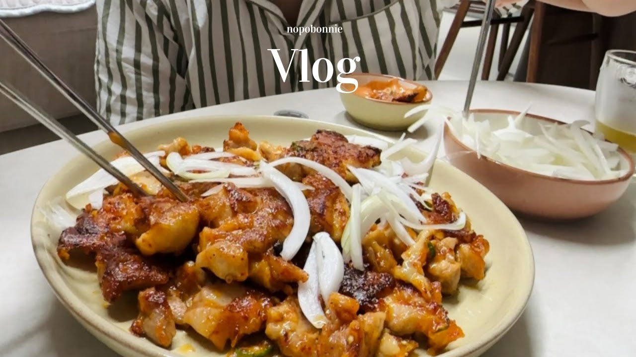 [VLOG] 주6일근무-강제절주-집밥 루틴 브이로그ㅣ이찬원닭전,레드락,집피클만들기,부추계란장,부대찌개,대성생고기