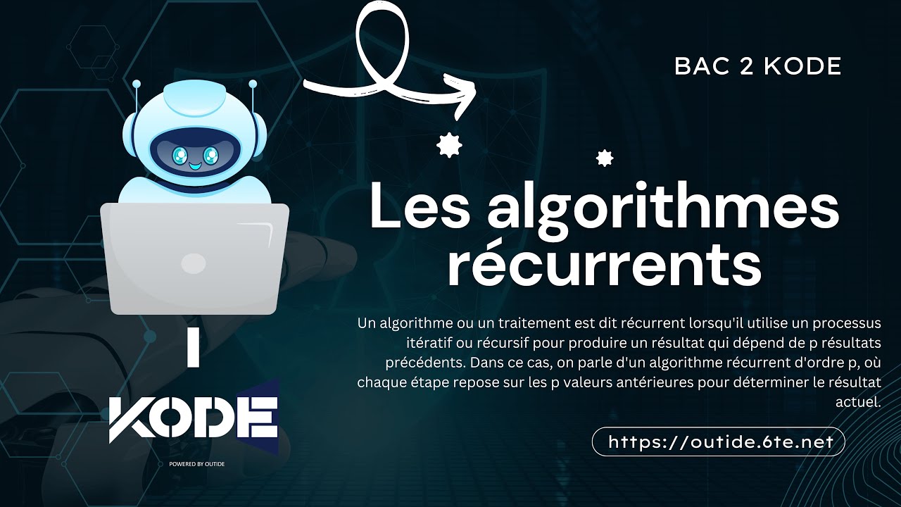 Algorithme🔥 Les algorithmes récurrents 🔄️ [BAC TN]