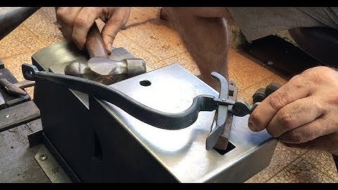 Hand Forging a Suffolk Style Door Latch / Pull