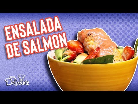 Vídeo: Ensalada Con Salmón Y Fresas