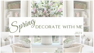 NEW SPRING DECORATING IDEAS 2024 || EASTER DECORATE WITH ME || HOME DECOR IDEAS