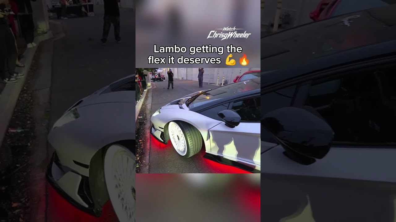 Lambo getting the flex it deserves 💪🔥 #chrisgwheeler #fyp