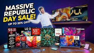 Amazon Great Republic Day Sale LIVE! Top Smart TV Deals 💥 4K TVs, Big Discounts!! 🇮🇳 #Amazonelevate