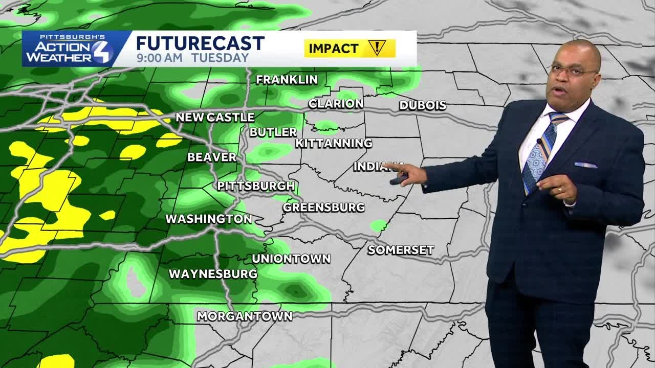 November 24 Forecast: Impact Day Tuesday for rain in Western PA - YouTube