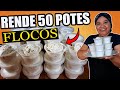 Sorvete Caseiro de Flocos RENDE 50 POTES Com 1 Litro de Leite ! ( Faça e Venda Muito ) !