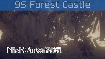 Nier: Automata - 9S Forest Castle Walkthrough [HD 1080P/60FPS]