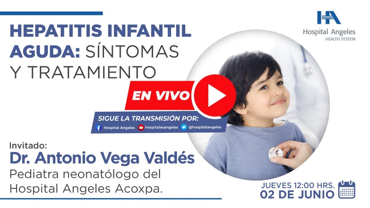 Hepatitis infantil aguda: síntomas y tratamiento