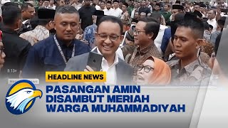 Pasangan AMIN Disambut Meriah Warga Muhammadiyah