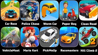 US Police Car Chase Simulator - VehicleMaster,Racemasters,Hill Climb 2,Paper Boy,Mario Kart Tour screenshot 3