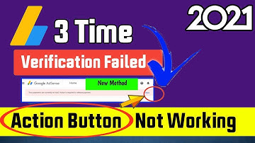 Identity Verification Failed | Google Adsense | Action Button is not working in Google AdSense 2021