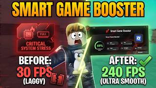 Boosting FPS on Roblox with Smart Game Booster(VIP Giveaway)