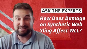 How Does Damage on Synthetic Web Sling Affect WLL?