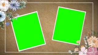Birthday Photo Slideshow Animation Green Screen
