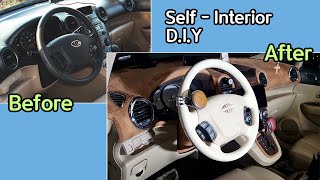 All-time car interior wrapping interior made by ordinary people! (Esy wrapping a car interior! DIY!)