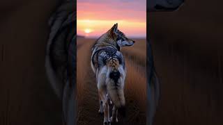Echoes of a Lone Wolfess #CinematicNature #LonelyWolf #EmotionalWildlife #nature #wolf