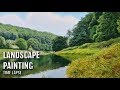 #127 How To Paint Reeds Time Lapse Oil Painting with Michael James Smith