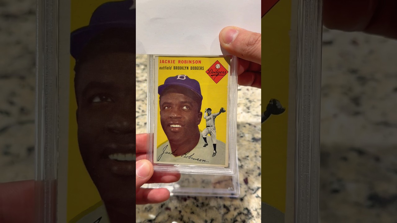 PSA GRADE REVEAL 👀 1954 TOPPS JACKIE ROBINSON 