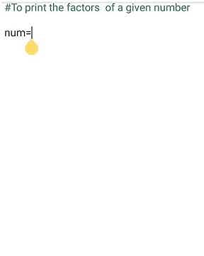 # Printing factors of a number #python #basics - YouTube