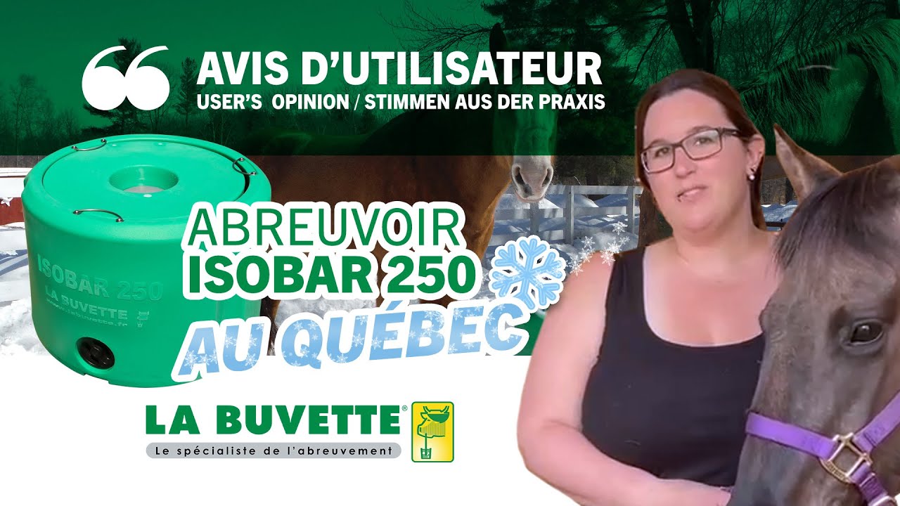 Avis utilisateur : Abreuvoir ISOBAR 250 #2 - YouTube