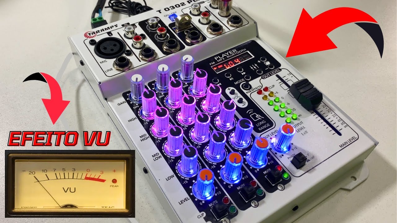 🔋Como funciona efeitos da NOVA mesa Taramps | T 0302 PLAYER MULTICOLOR