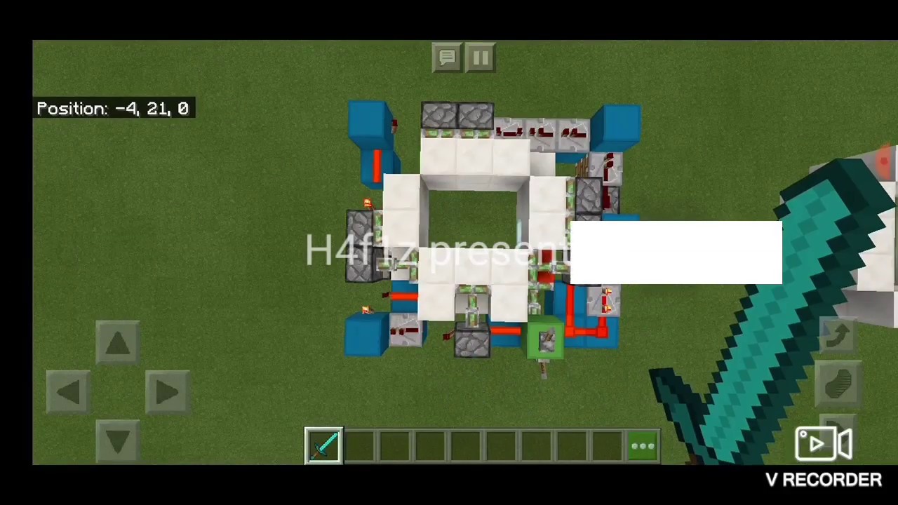 [Minecraft BE(PE)] Smallest possible and spamproof 3x3 funnel trapdoor ...