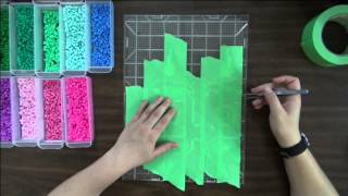 Taping Method Tutorial - For Perler, Artkal, Hama, Nabbi or Other Fuse Beads