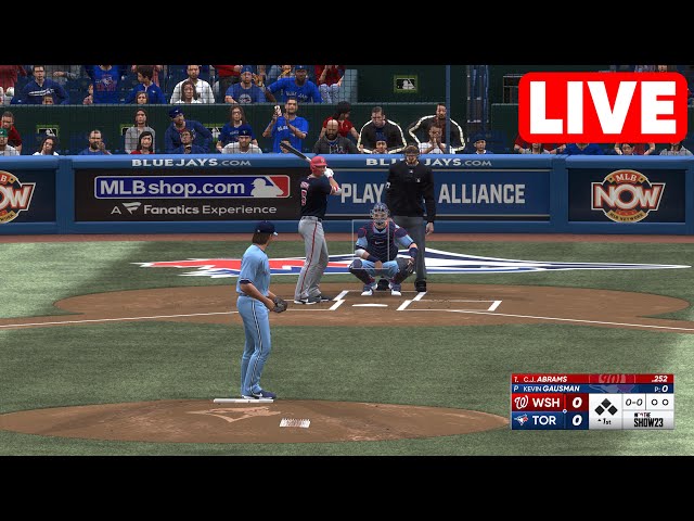 MLB LIVE🔴 Washington Nationals vs Toronto Blue Jays - 29th August 2023