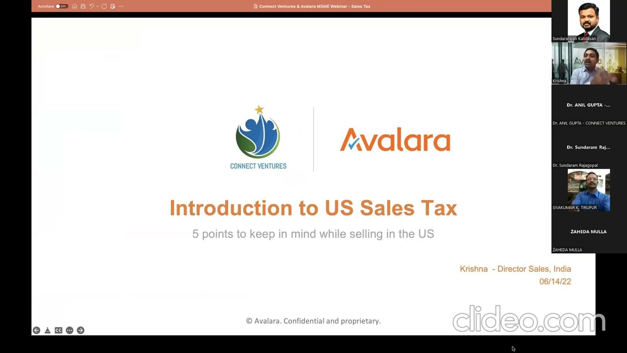 Sales and Use Tax in USA Indirect taxes in US SALT Presentation