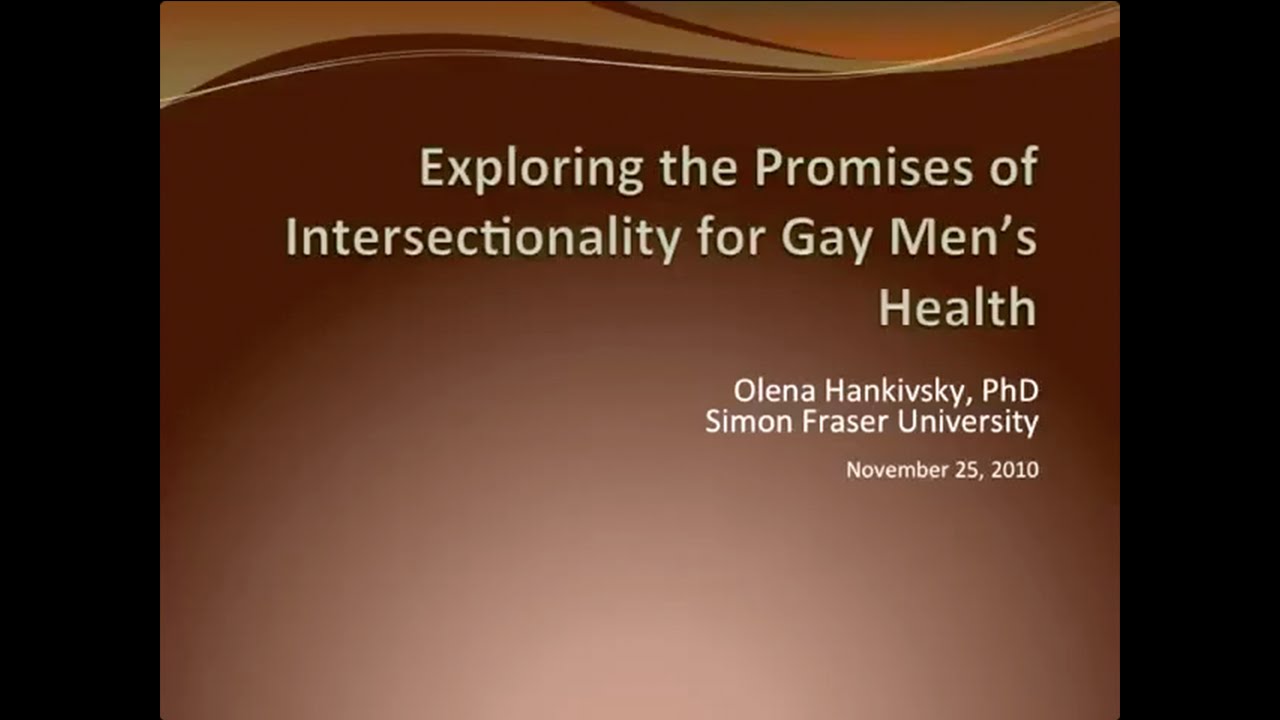 Exploring the Promise of Intersectionality for Gay Men’s Health YouTube