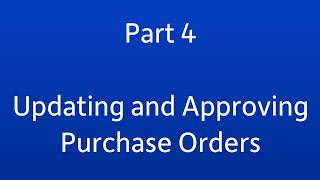 Procurement Module - Creating Purchase Orders from Requisitions with the document builder