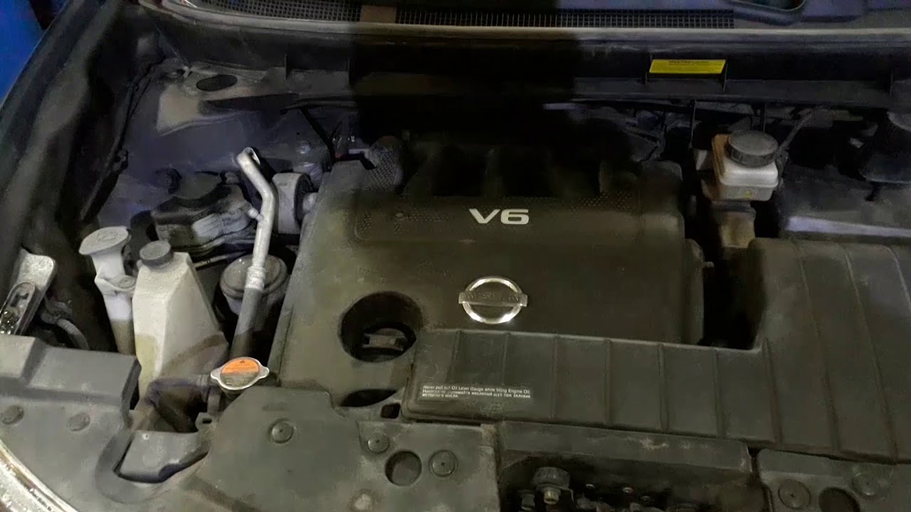 Замена двигателя ниссан мурано - YouTube