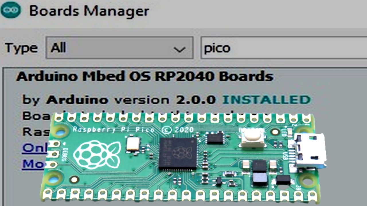 New Raspberry Pi Pico In Arduino Ide Arduino Mbed Core For Rp2040 3008